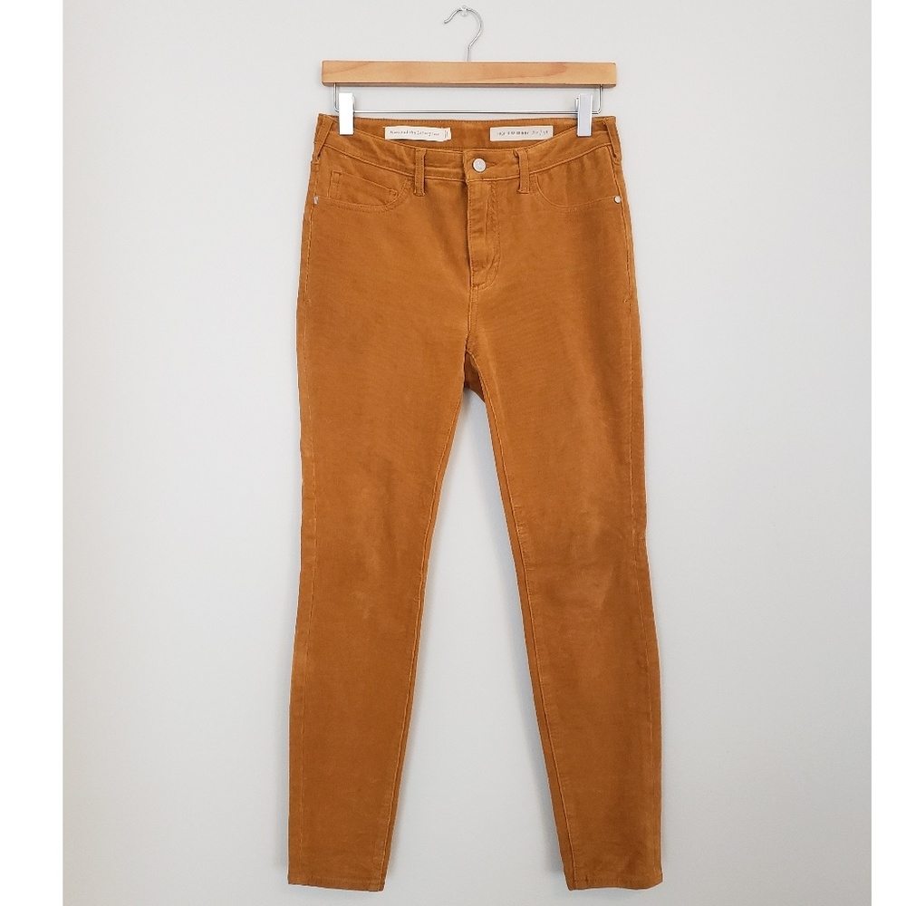 Anthropologie High Waisted Corduroy Pants Size 28